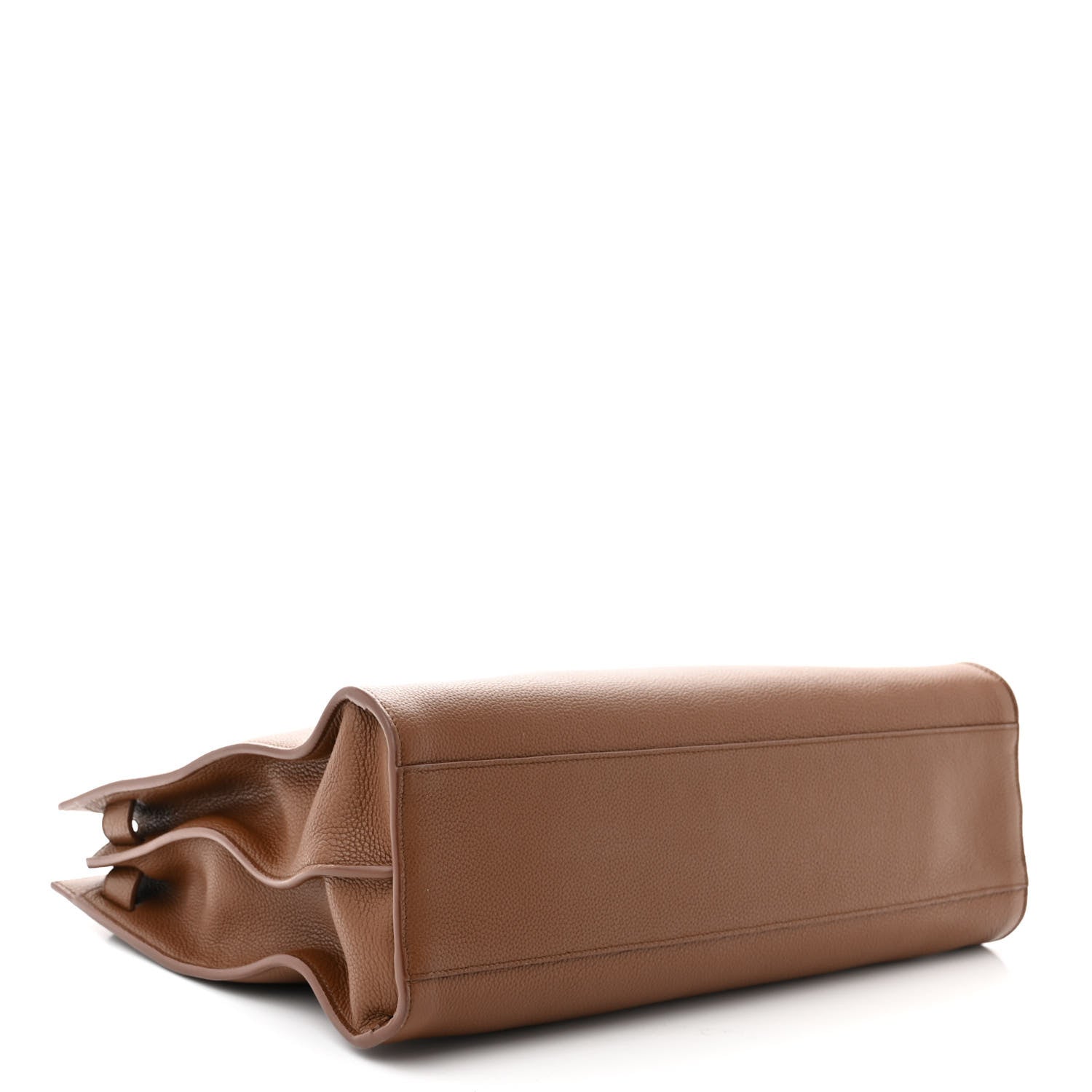 Saint Laurent Grained Calfskin Large Thin Sac De Jour Toasted Brown 4 of 10