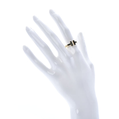 Tiffany 18K Yellow Gold T Square Ring 53 6.25 2 of 4