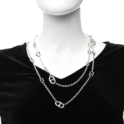 Hermes Sterling Silver Farandole Necklace 160 2 of 5