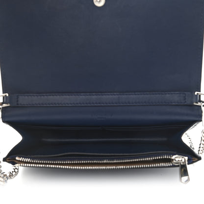 Givenchy Sugar Goatskin Pandora Chain Wallet Navy 5 of 11