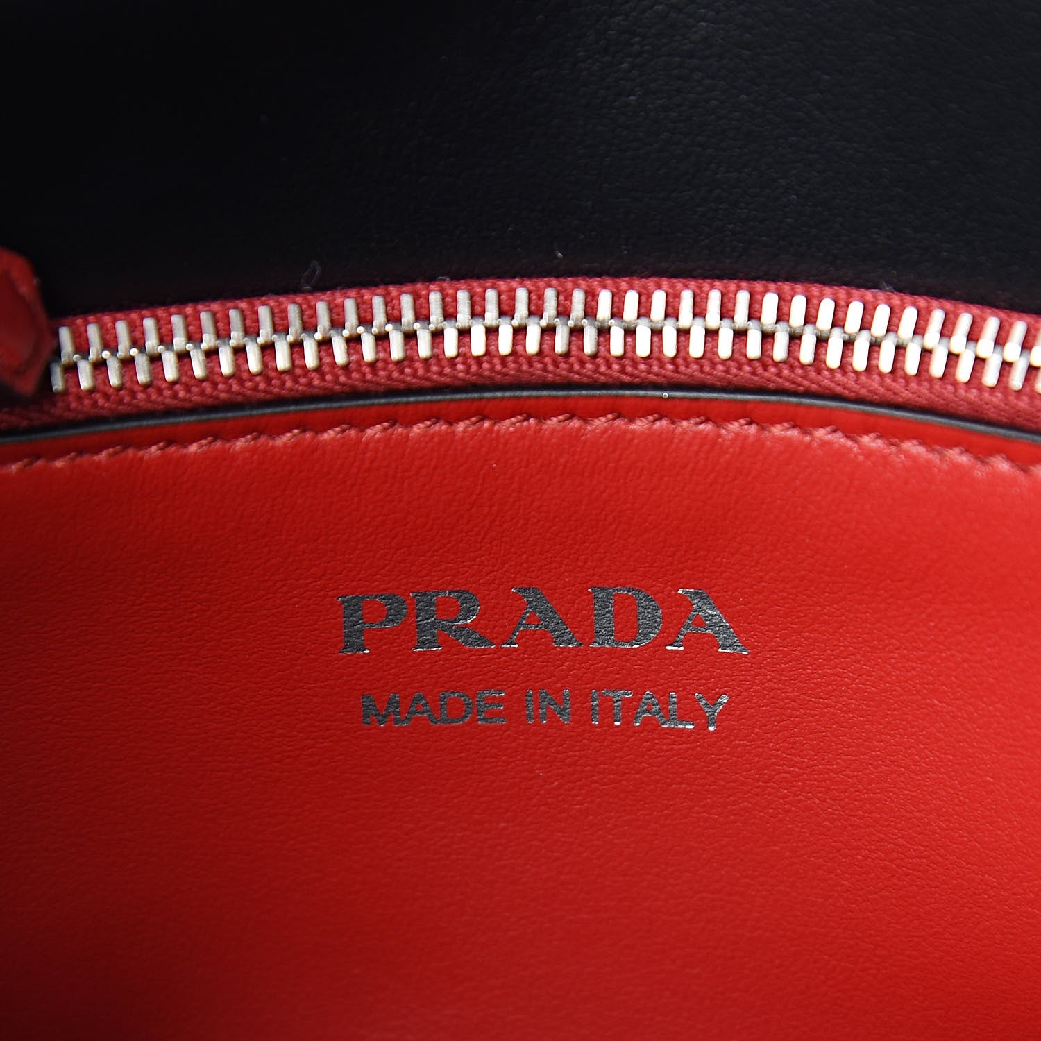 Prada Soft Calf Impunture Diagramme Flap Black 6 of 9