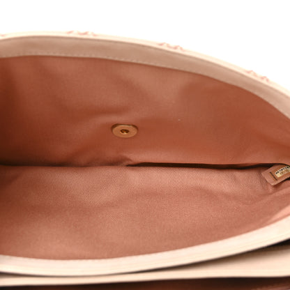 Chanel Calfskin Triple Stitch Medium Flap Pink 5 of 10