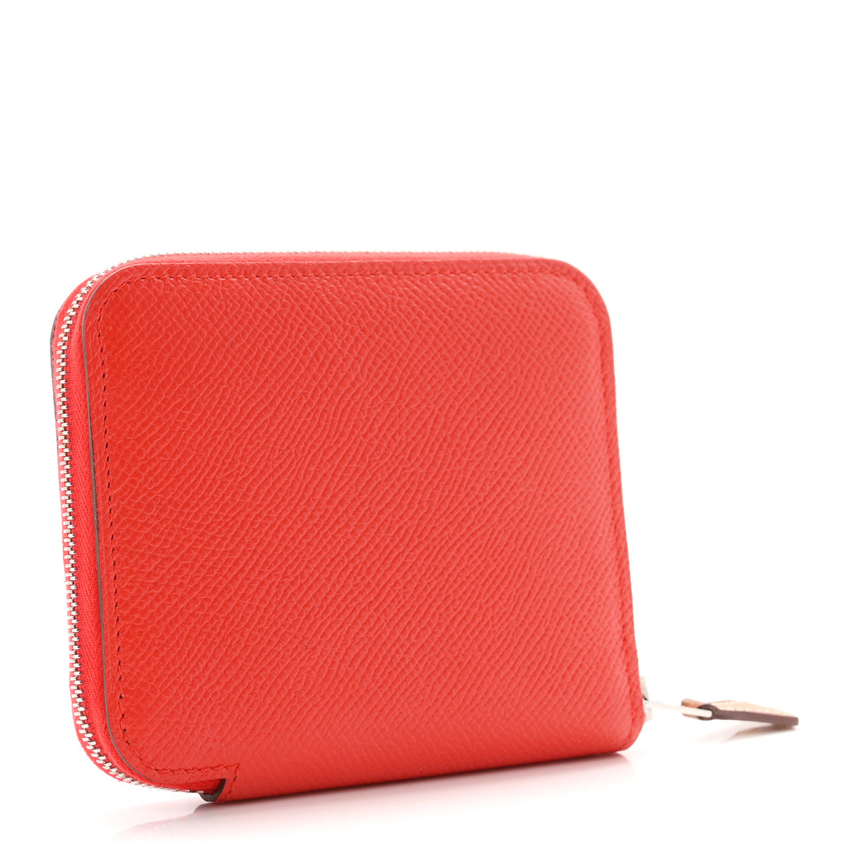 Epsom Silk'In Compact Wallet Capucine