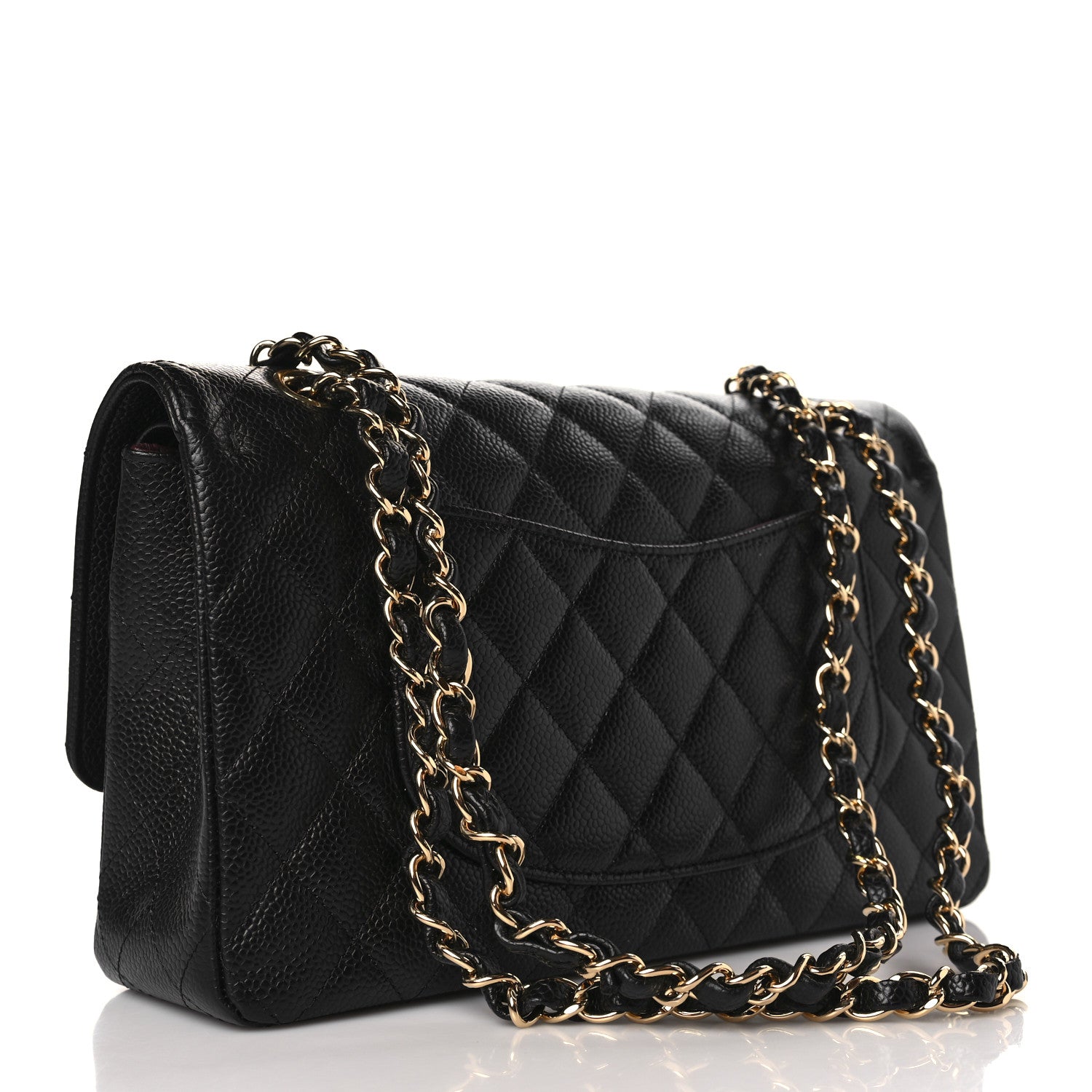 Chanel Caviar Quilted Medium Double Flap Black 3 of 9