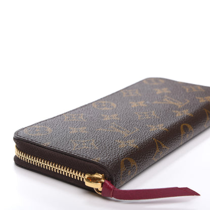 Louis Vuitton Monogram Clemence Wallet Fuchsia 6 of 13