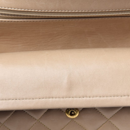 Chanel Lambskin Quilted Small Double Flap Beige 18 of 19