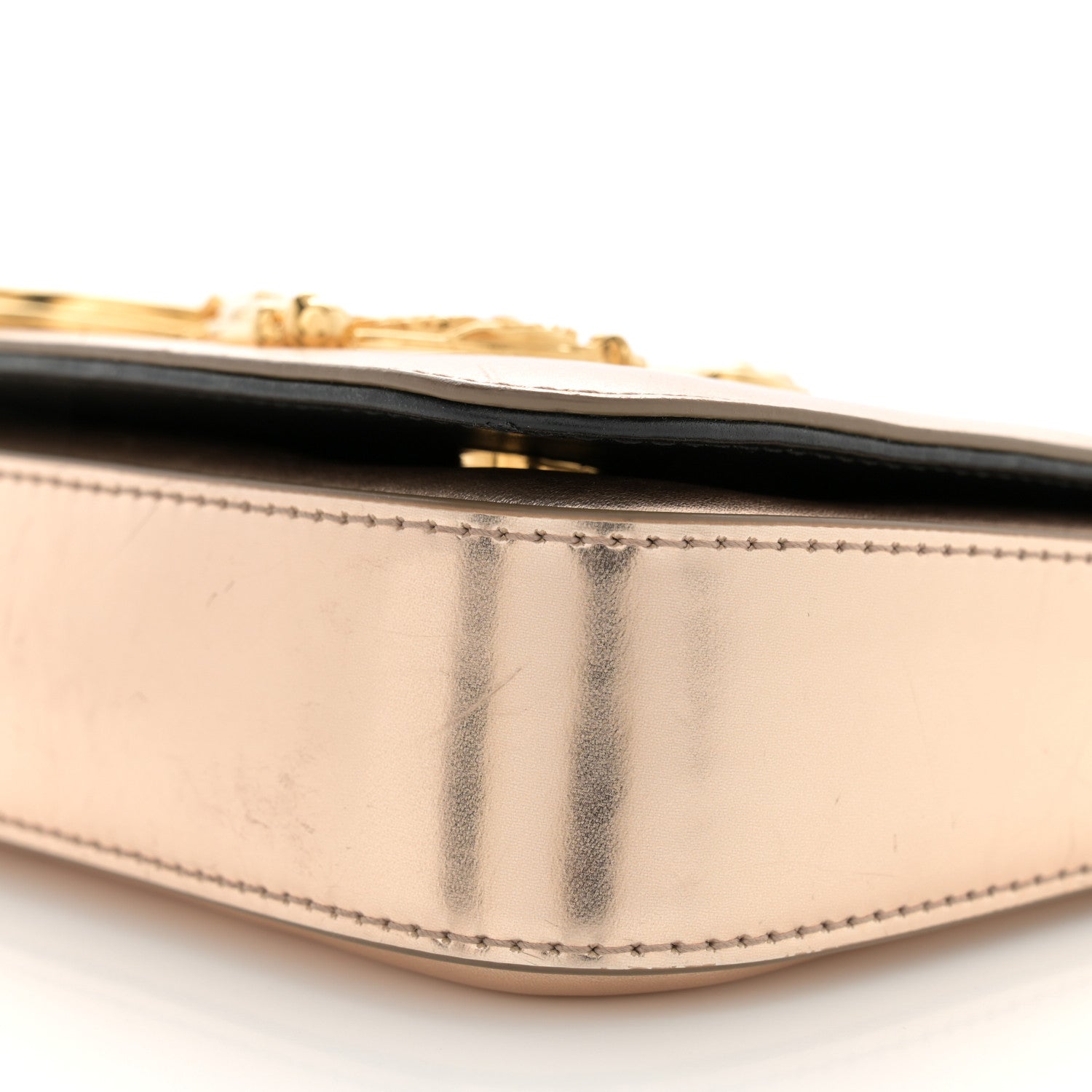 Dolce & Gabbana Metallic Nappa Mini DG Girls Shoulder Bag Pink 9 of 15