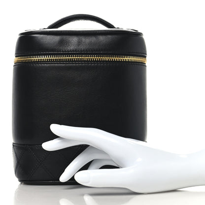 Chanel Lambskin Vanity Cosmetic Bag Black 2 of 8