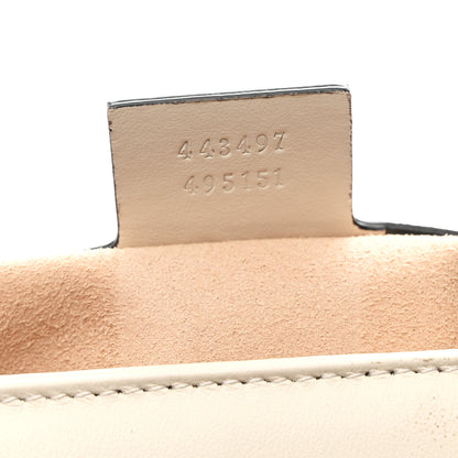 Gucci Calfskin Matelasse Small GG Marmont Shoulder Bag White 12 of 19