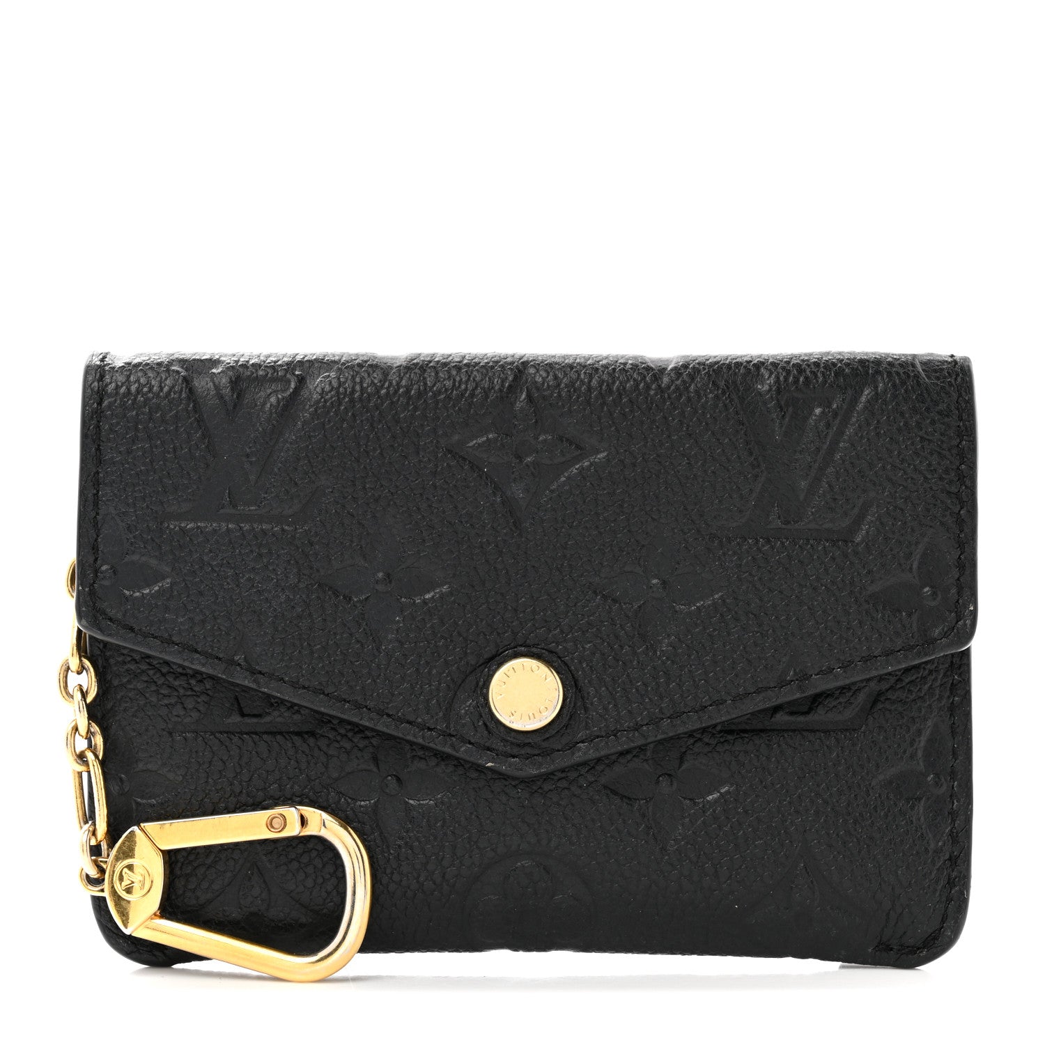 Louis Vuitton Empreinte Key Pouch Black 1 of 9