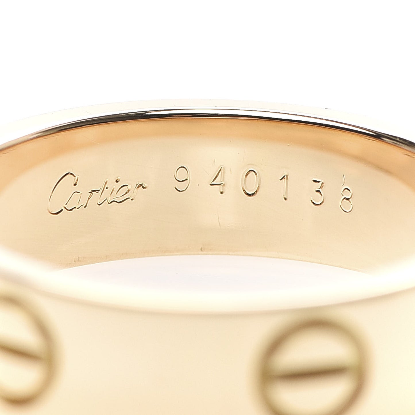 18K Yellow Gold 5.5mm LOVE Ring 56 7.5