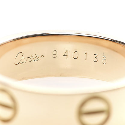 Cartier 18K Yellow Gold 5.5mm LOVE Ring 56 7.5 4 of 5