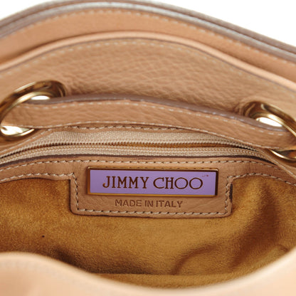Jimmy Choo Calfskin Small Ramona Nude 6 of 6