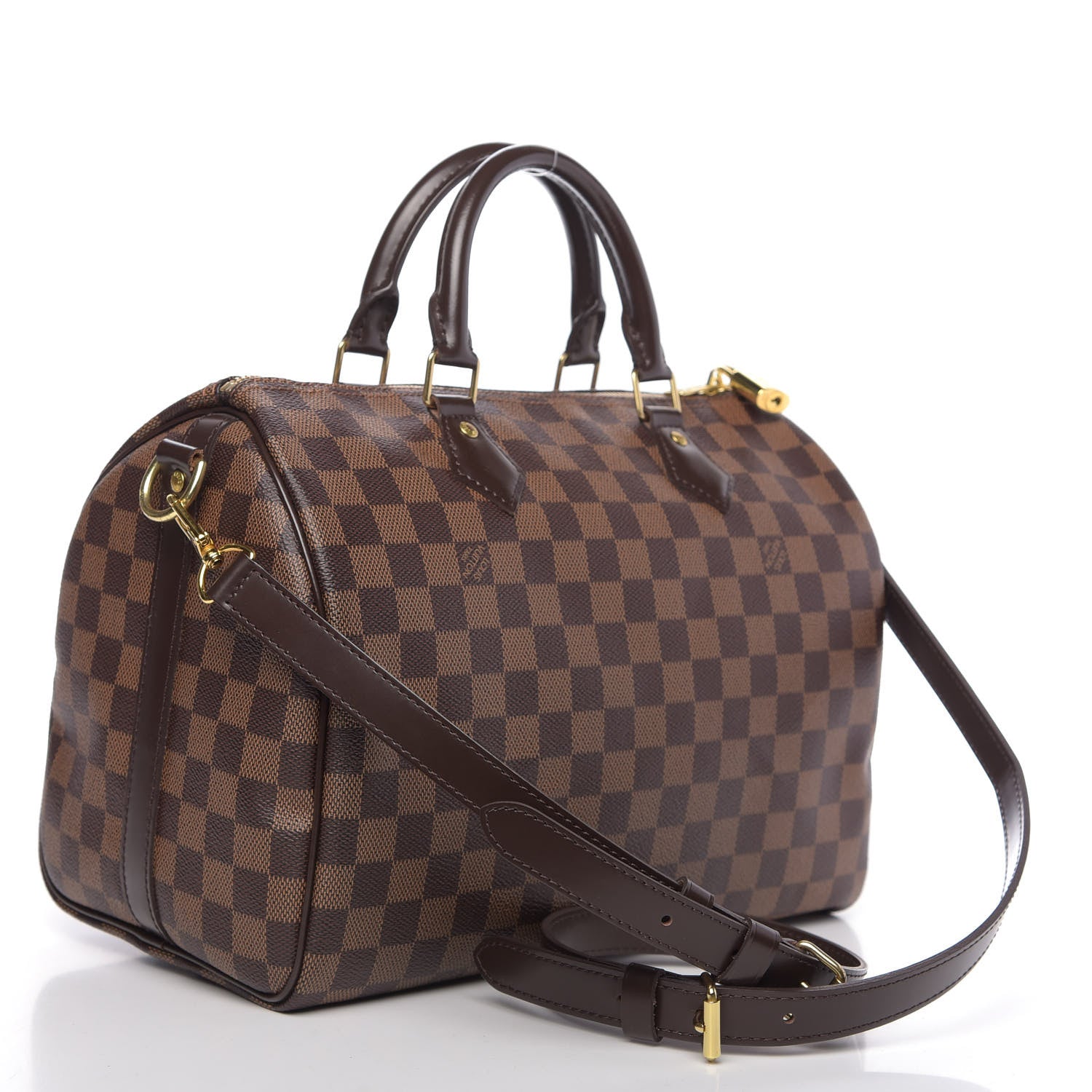 Louis Vuitton Damier Ebene Speedy Bandouliere 30 4 of 12