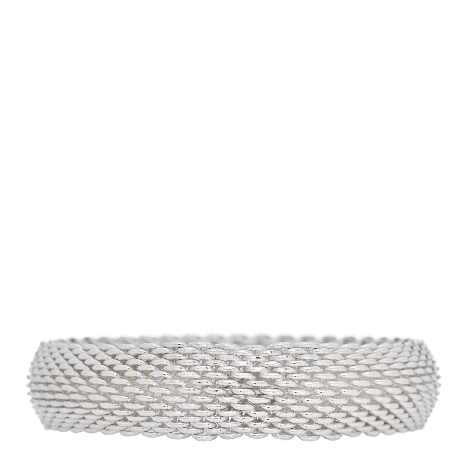 Tiffany Sterling Silver Somerset Mesh Bracelet 2 of 3
