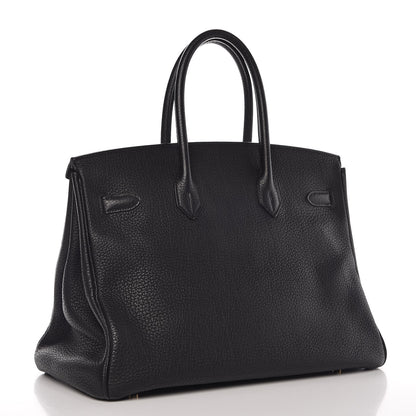 Hermes Fjord Birkin 35 Black 3 of 9