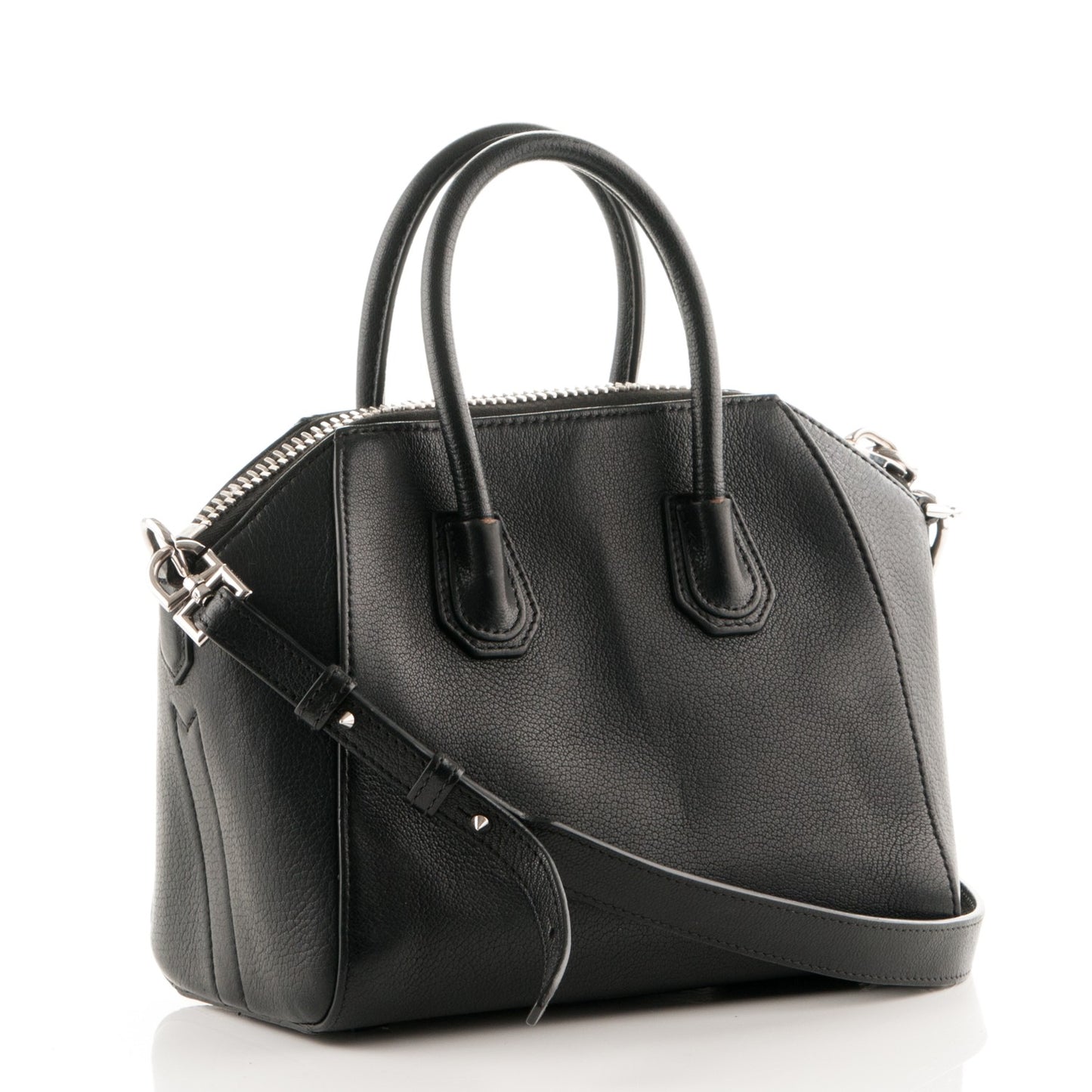Sugar Goatskin Mini Antigona Black
