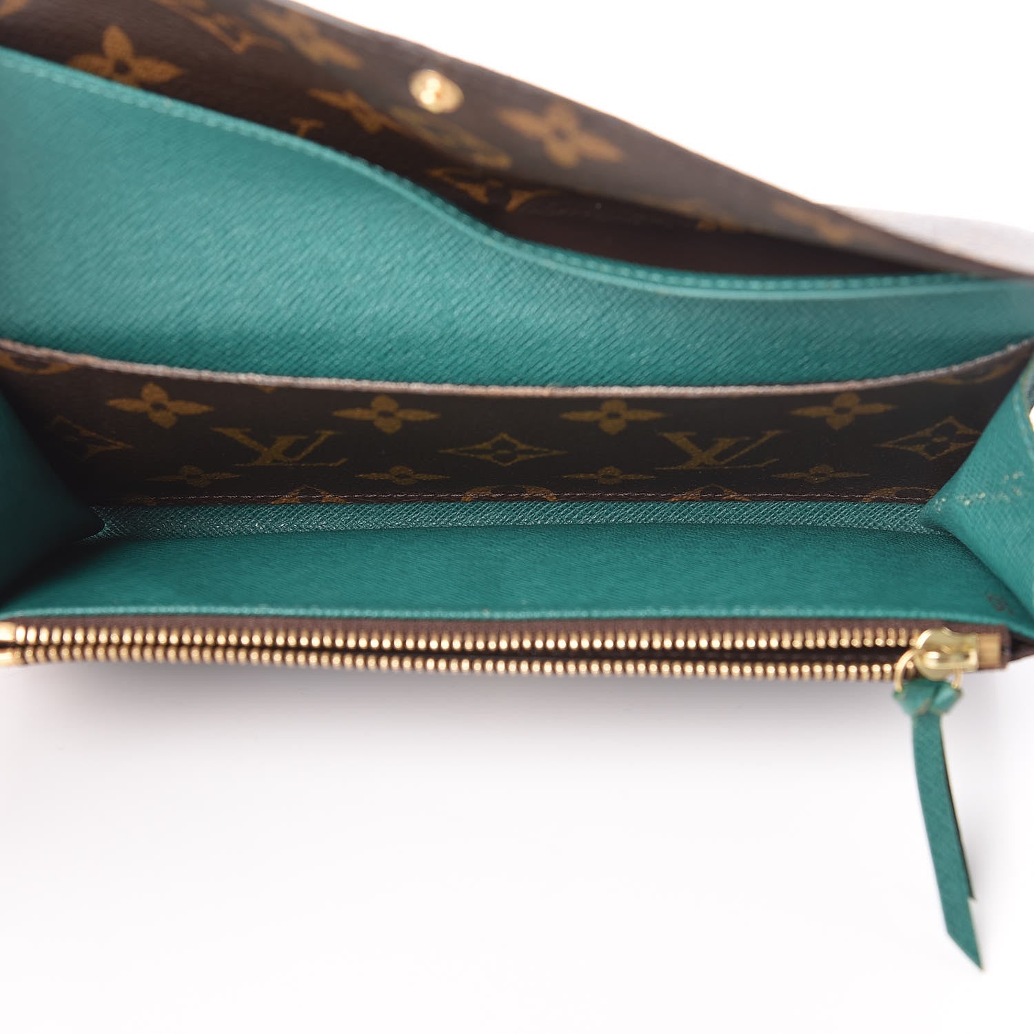 Louis Vuitton Monogram Emilie Wallet Vert 5 of 15