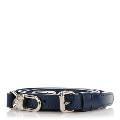 Louis Vuitton Calfskin 16mm Adjustable Shoulder Strap Indigo 1 of 5
