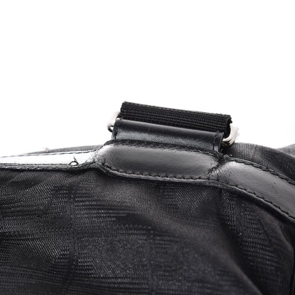 Chanel Nylon Travel Messenger Bag Black 8 of 9