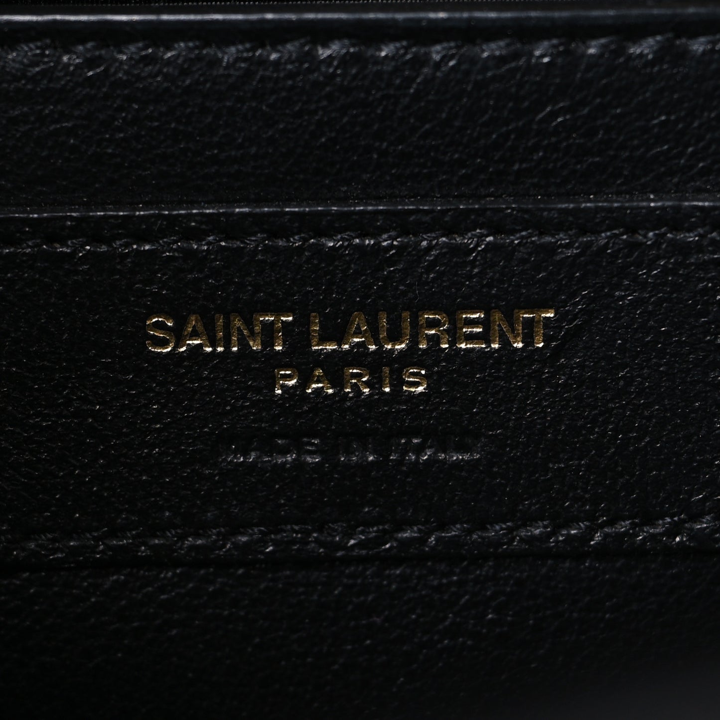 Grain De Poudre Medium Classic Monogram Kate Satchel Black