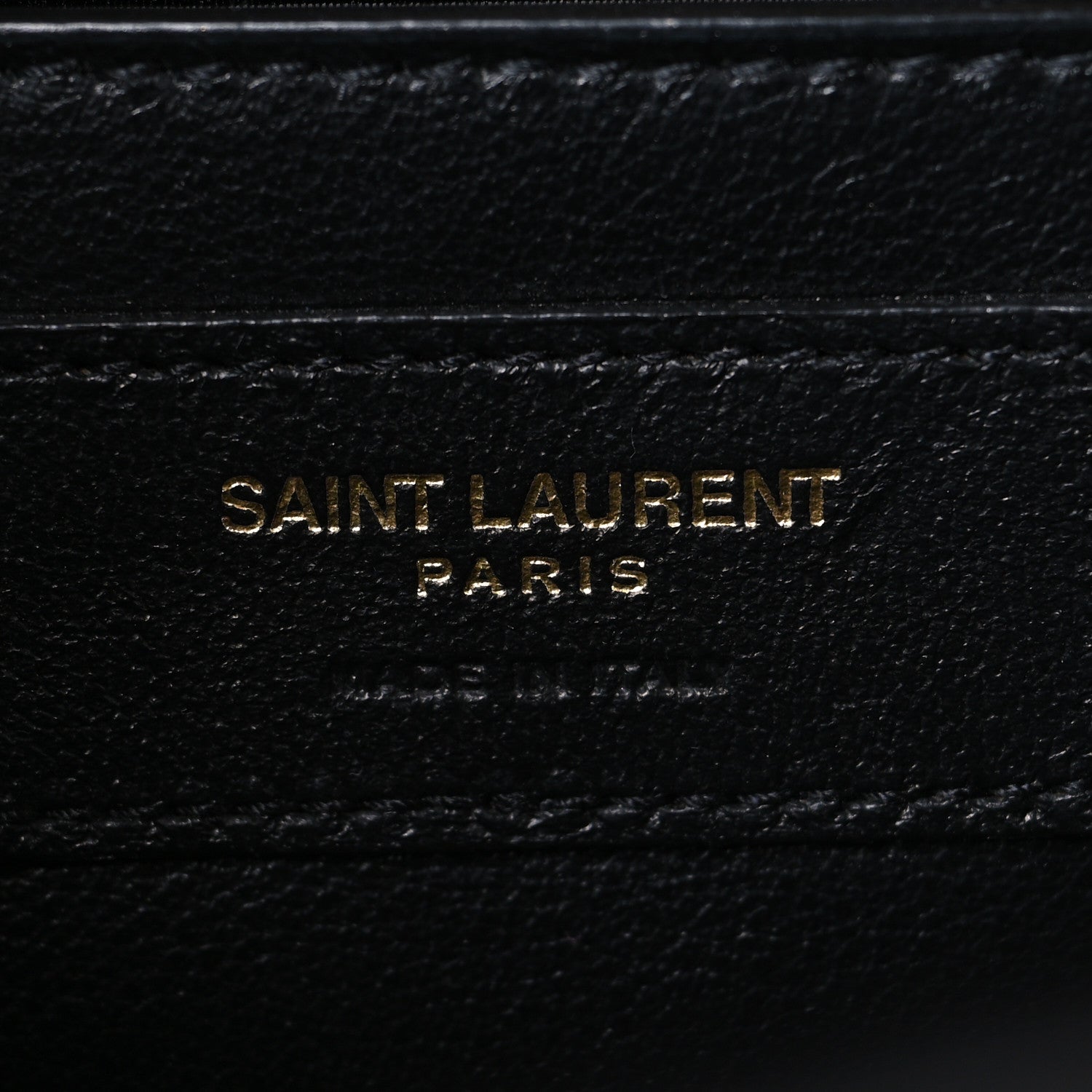 Saint Laurent Grain De Poudre Medium Classic Monogram Kate Satchel Black 6 of 9