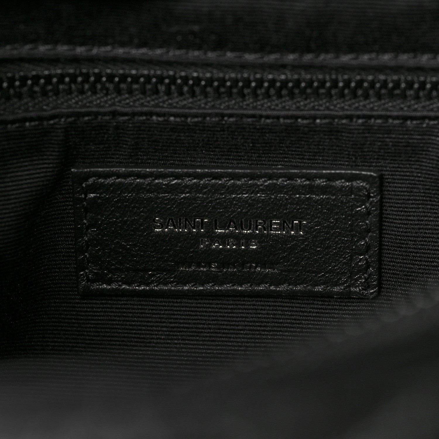Saint Laurent Calfskin Y Quilted Monogram Medium Loulou Chain Satchel Black 6 of 8