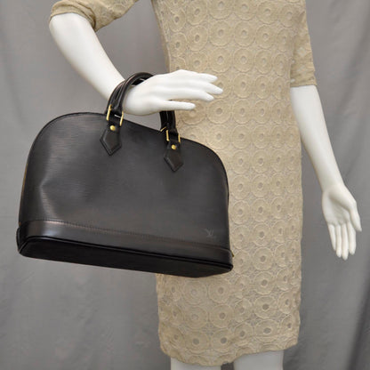 Louis Vuitton Epi Alma Black 2 of 10