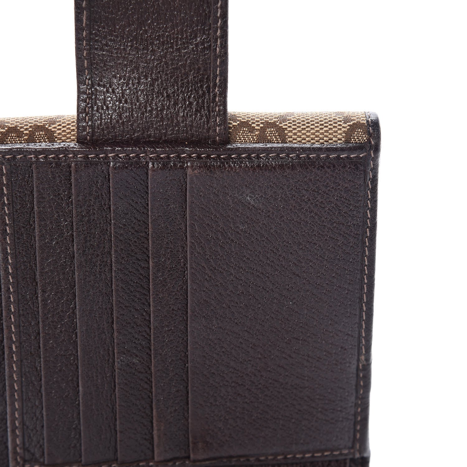 Gucci Monogram Abbey Compact Wallet Dark Brown 12 of 18