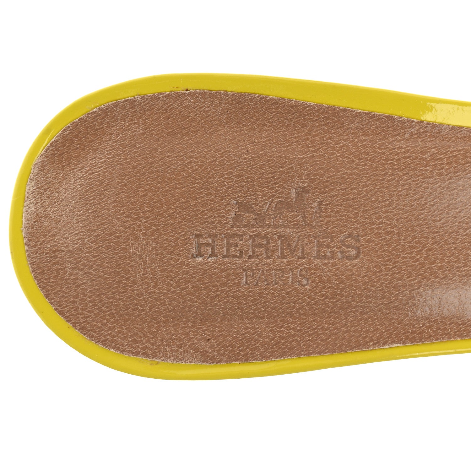 Hermes Patent Oasis Sandals 37 37 Juane 7 of 10