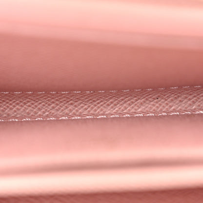 Louis Vuitton Damier Ebene Zippy Coin Purse Rose Ballerine 5 of 7