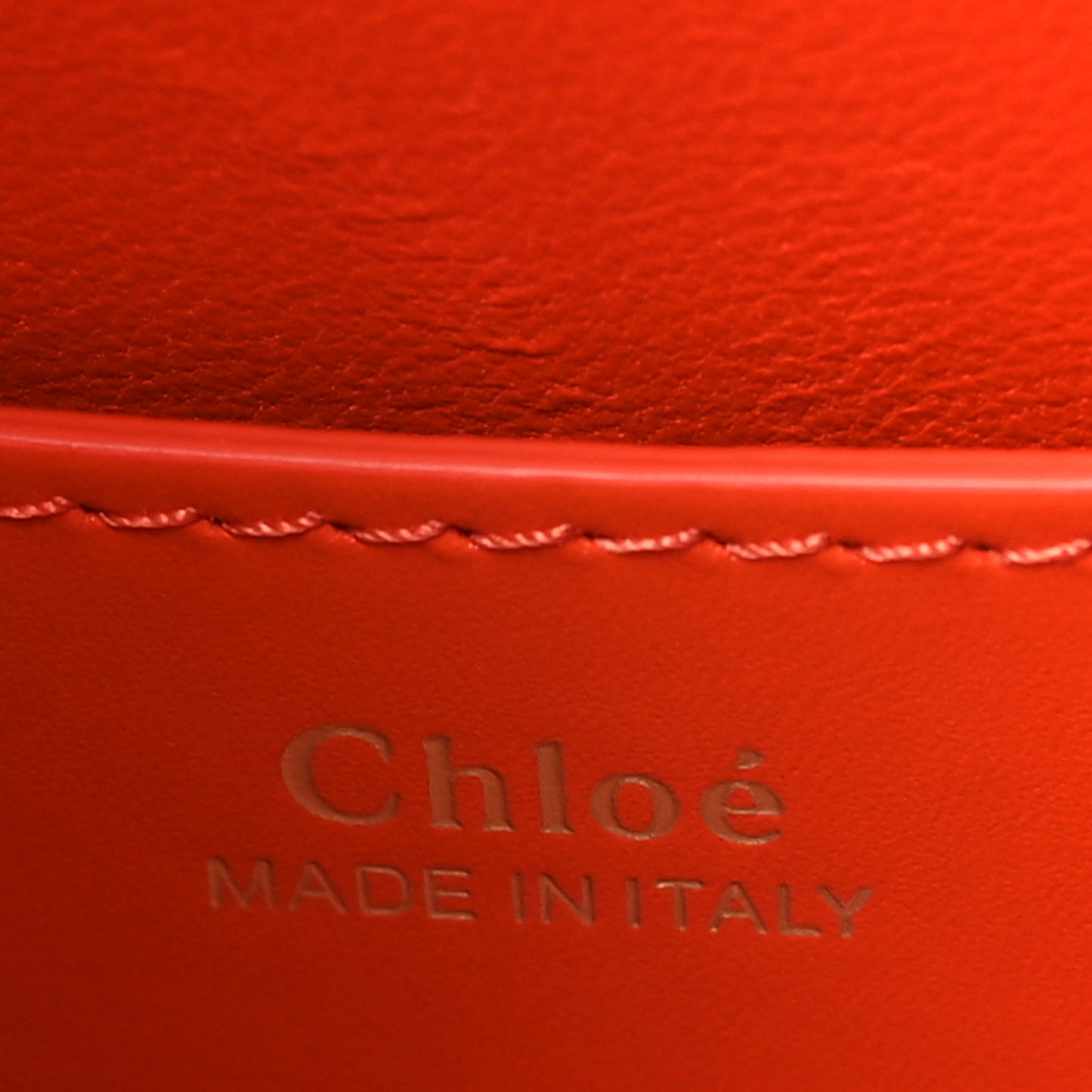 Calfskin Kattie Shoulder Bag Rusted Orange