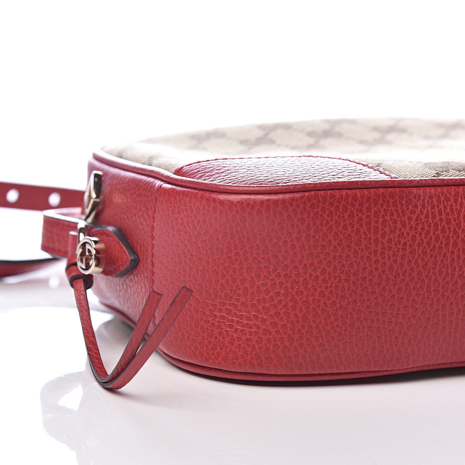 Gucci Monogram Mini Bree Messenger Bag Red 7 of 9