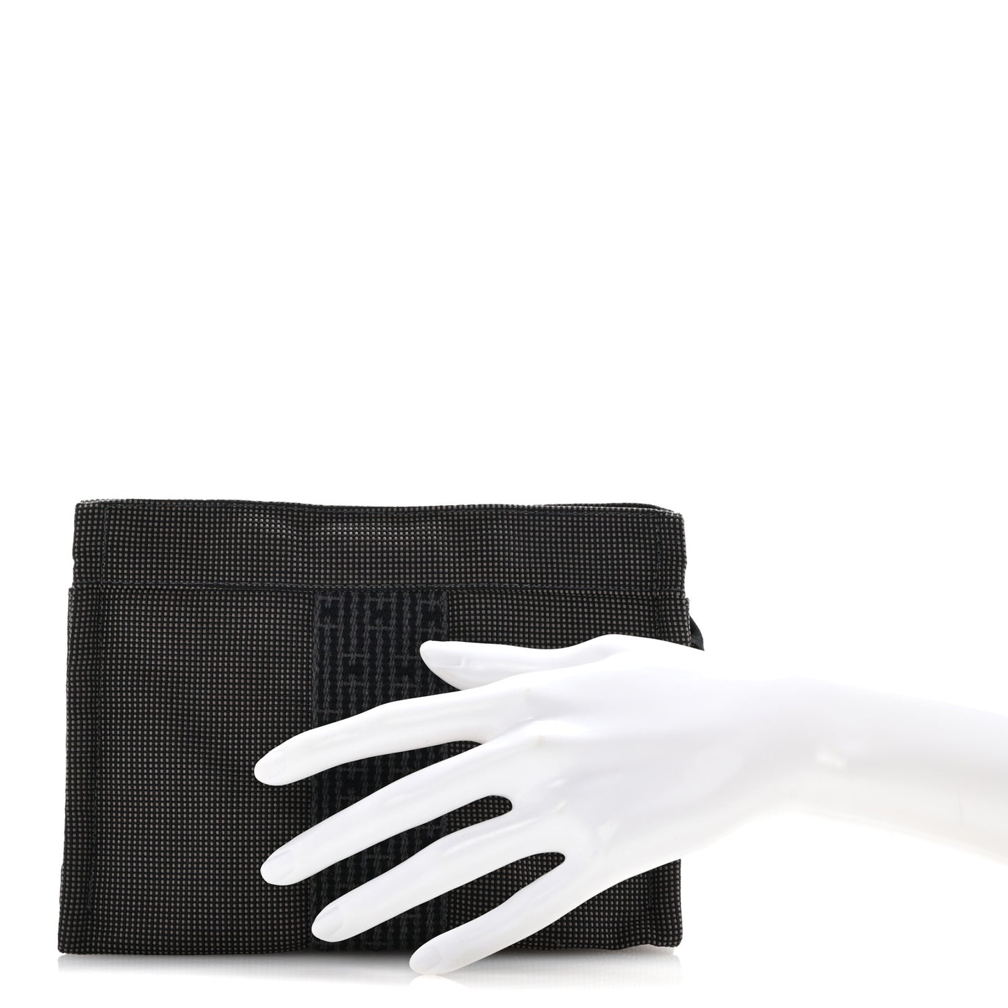 Canvas Herline Travel Cosmetic Pouch Grey