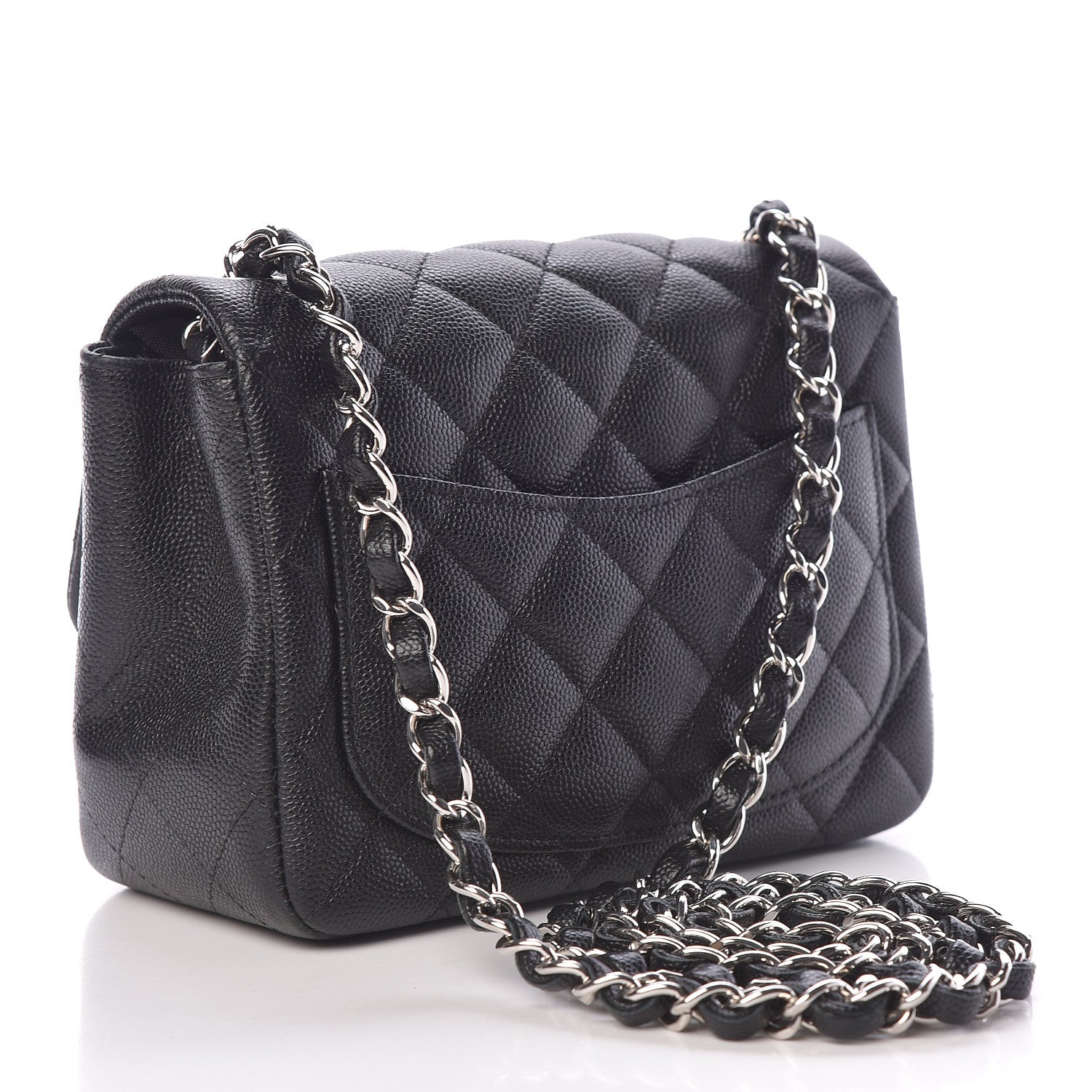 Chanel Caviar Quilted Mini Square Flap Black 3 of 10