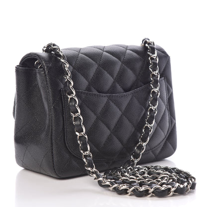 Chanel Caviar Quilted Mini Square Flap Black 3 of 10