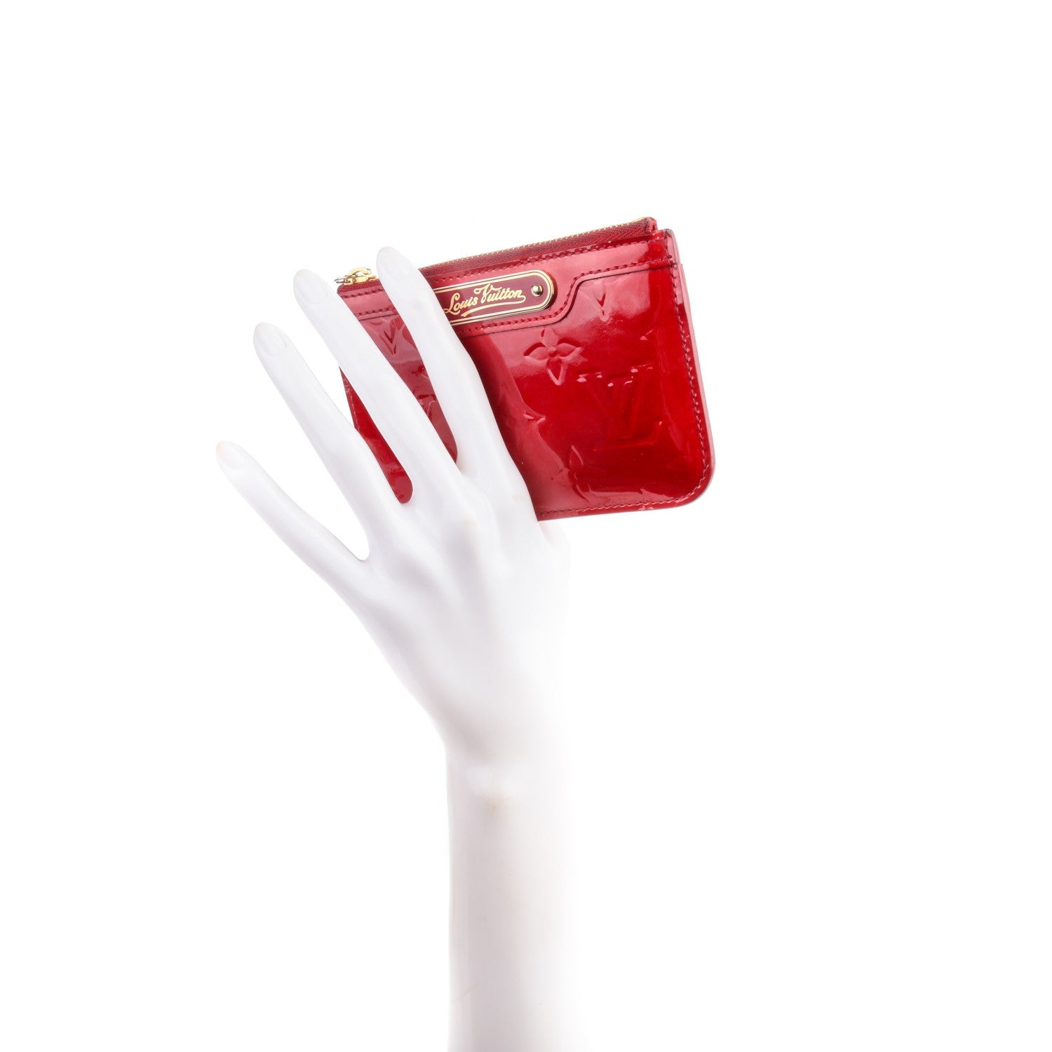 Louis Vuitton Vernis Key Pouch Pomme D'Amour 2 of 7
