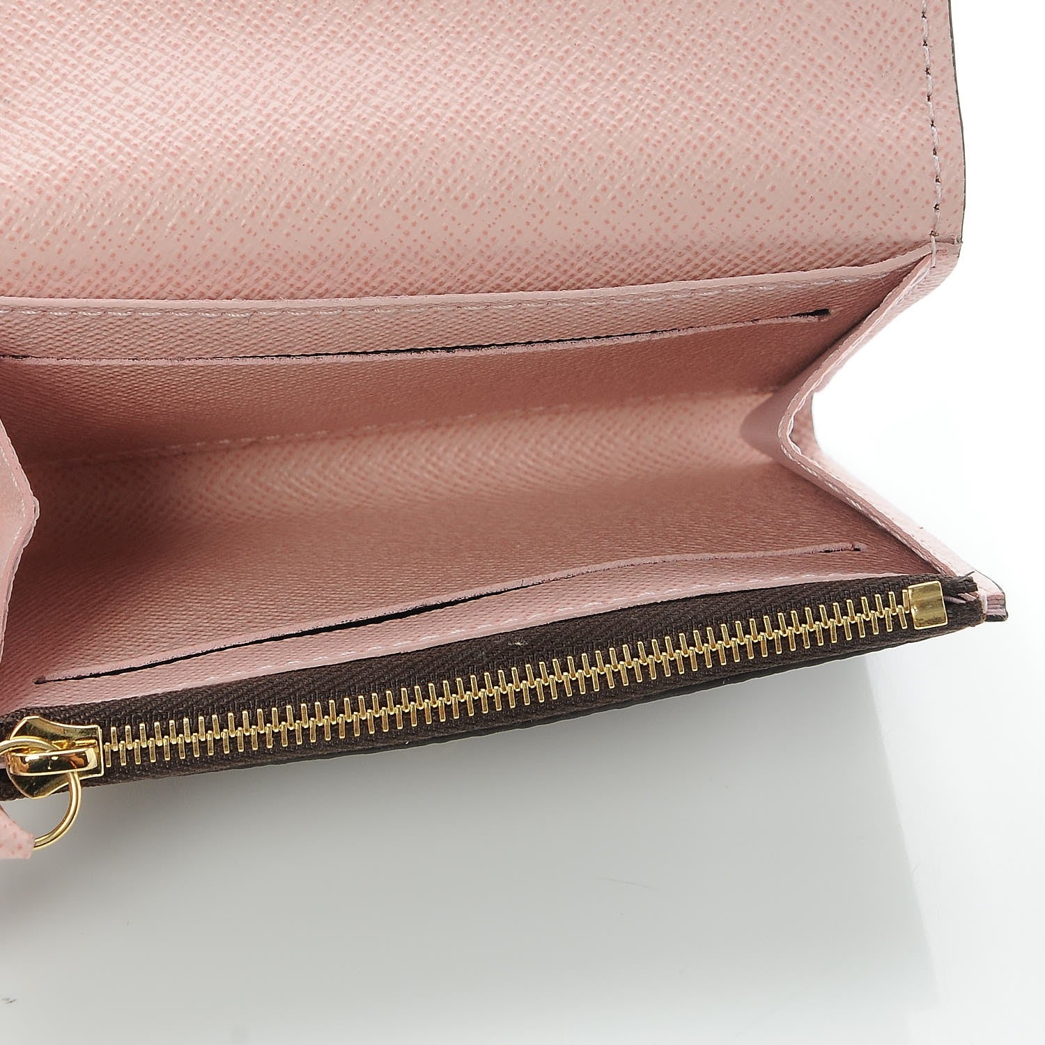 Louis Vuitton Damier Ebene Rosalie Coin Purse Rose Ballerine 5 of 7