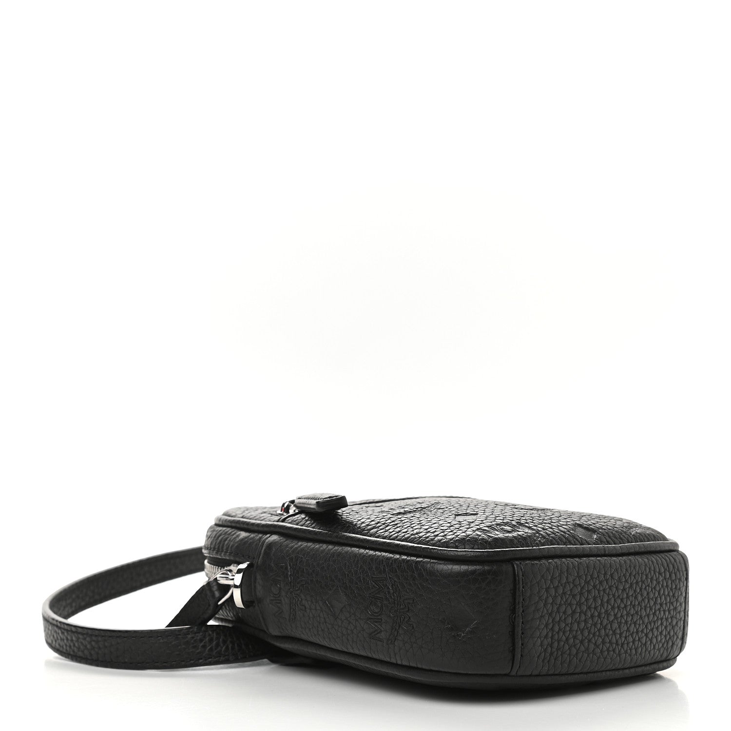MCM Calfskin Ottomaar Small Tivitat Mini Crossbody Black 4 of 9