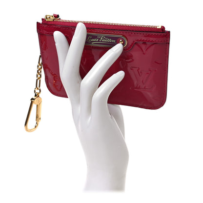 Louis Vuitton Vernis Key Pouch Rose Indien 2 of 6