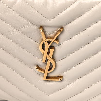 Saint Laurent Calfskin Matelasse Monogram Lou Camera Bag Crema Soft 10 of 10