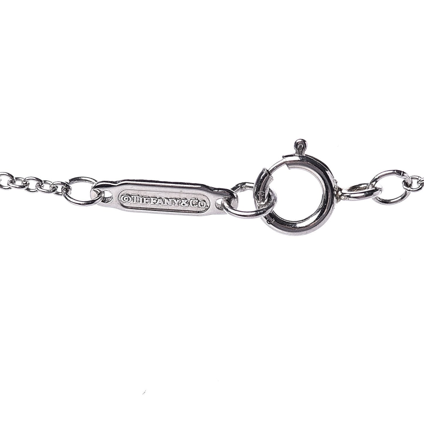 Platinum Diamond Horseshoe Pendant Necklace