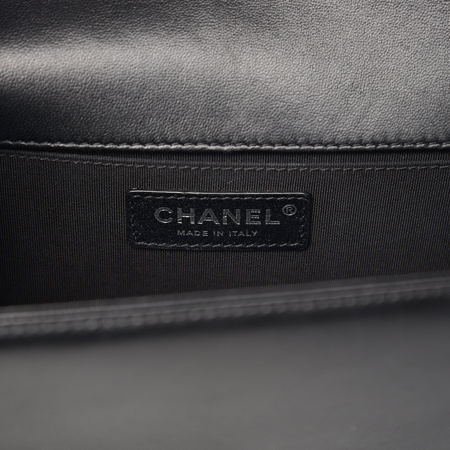 Chanel Lambskin Quilted Medium Boy Flap Black 5 of 12