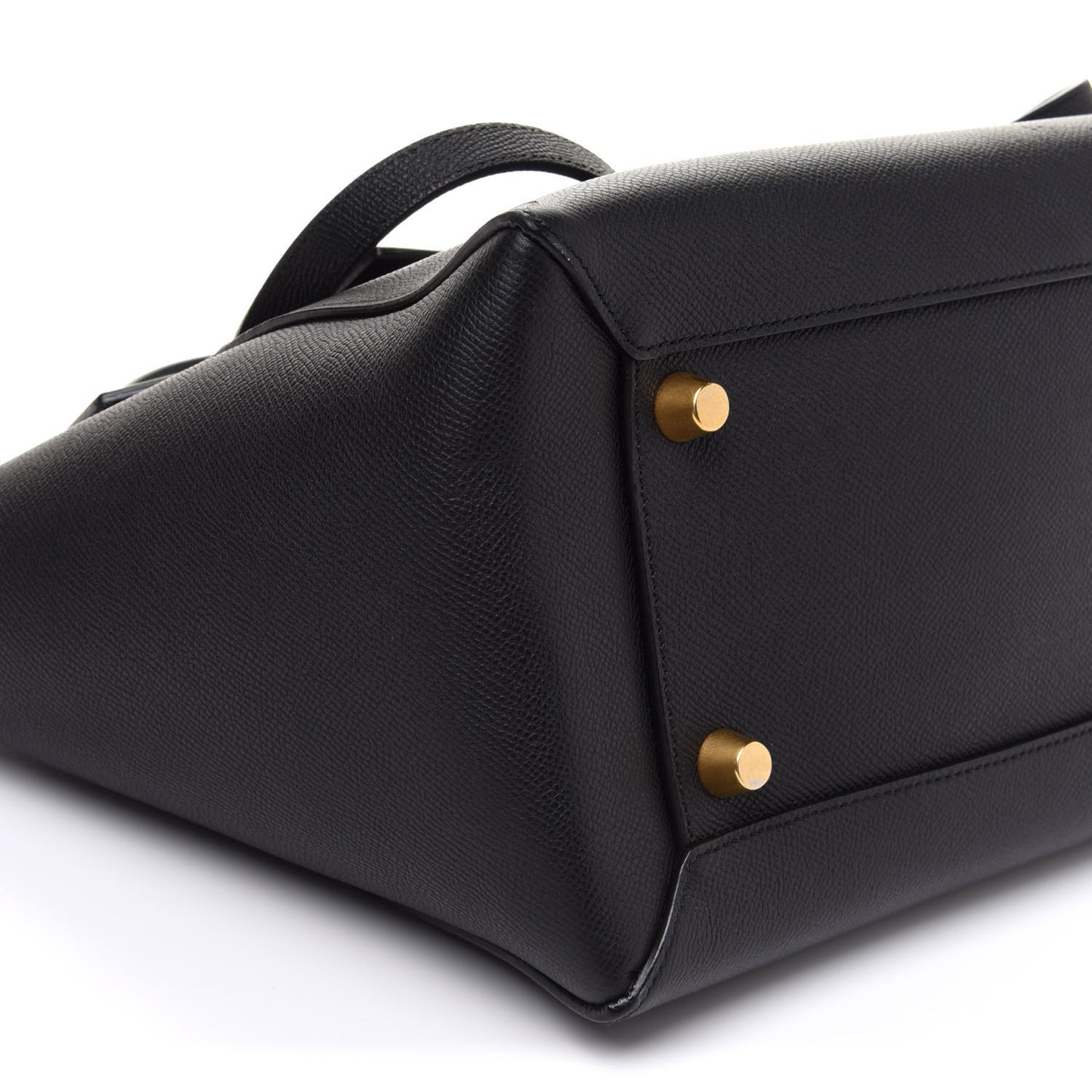 Grained Calfskin Mini Belt Bag Dark Taupe