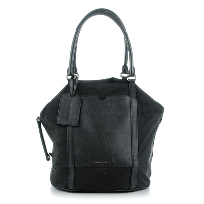 Burberry London Leather Nylon Mens Tote Black 1 of 15