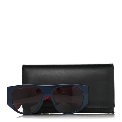 Chanel Acetate Quilted CC Pilot Sunglasses 71465 Pink Black 17 of 17