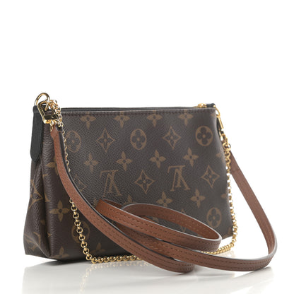 Louis Vuitton Monogram Pallas Clutch Black 3 of 11