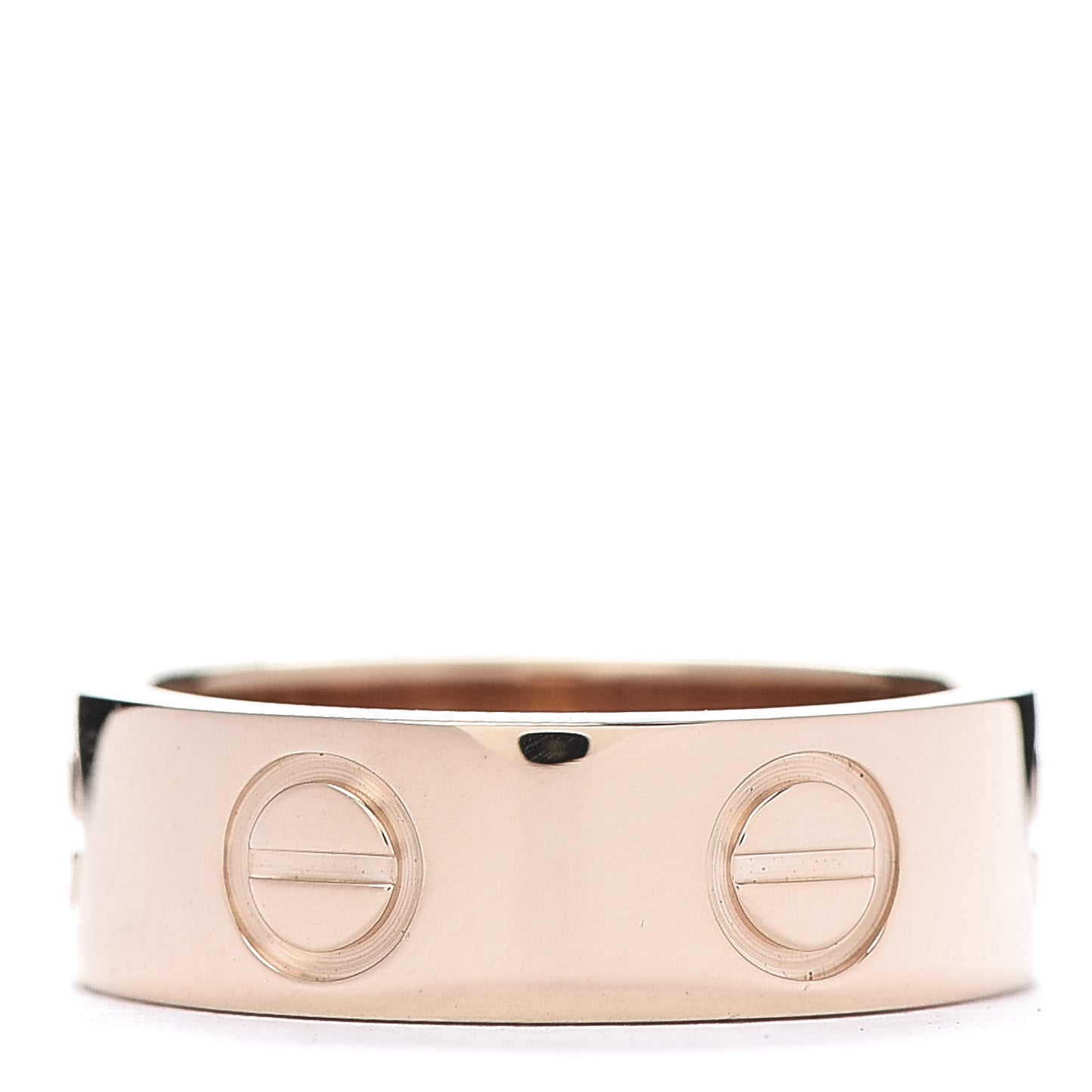 18K Pink Gold 5.5mm LOVE Ring 45 3.25