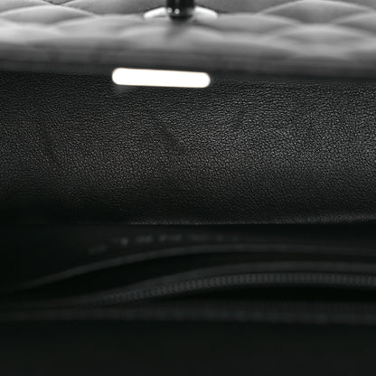 Chanel Lambskin Quilted Mini Top Handle Rectangular Flap So Black 5 of 12