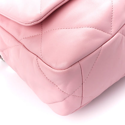 Chanel Lambskin Quilted Medium Chanel 19 Flap Pink 10 of 12